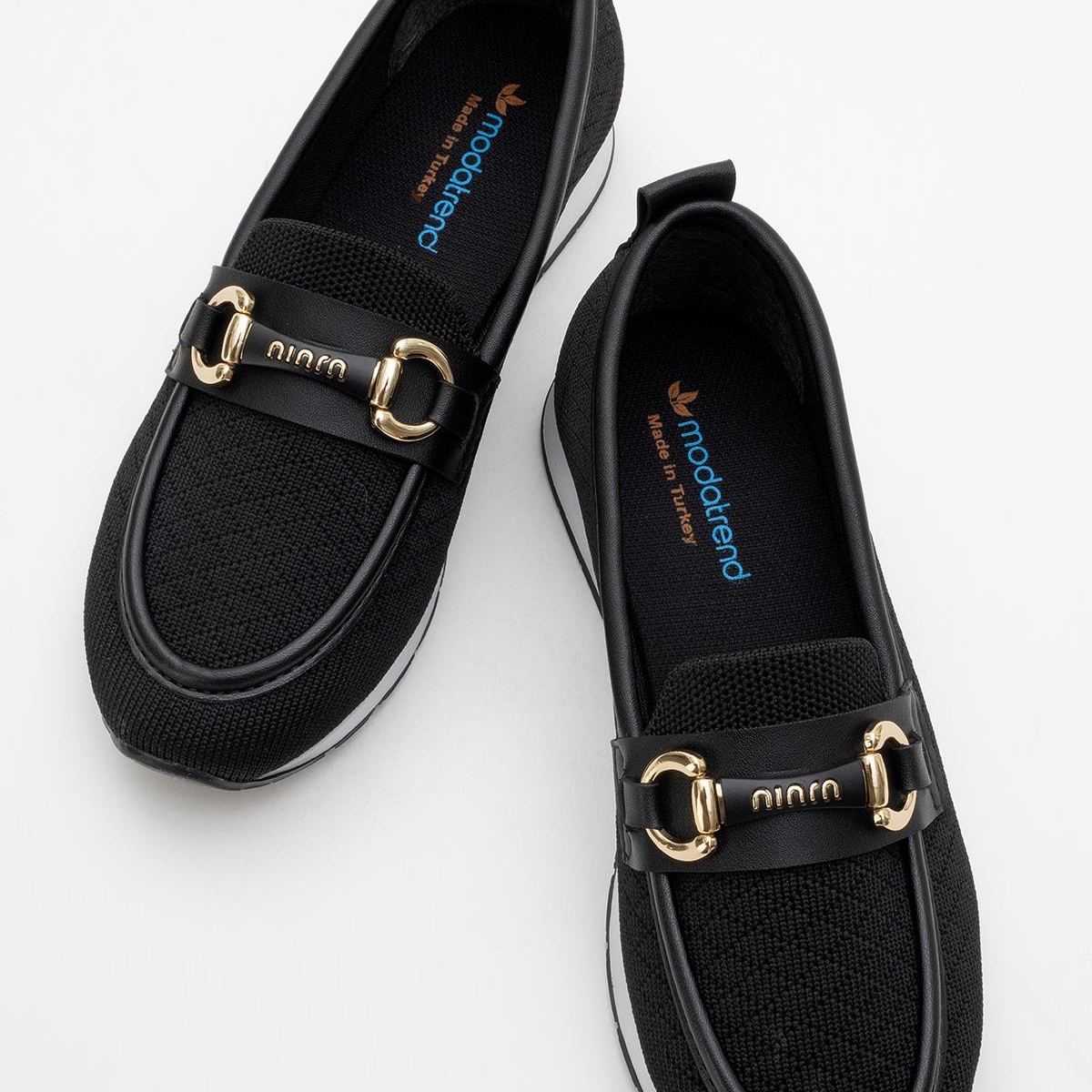 Kadın Tokalı Günlük Ayakkabı SİYAH - Görsel 7