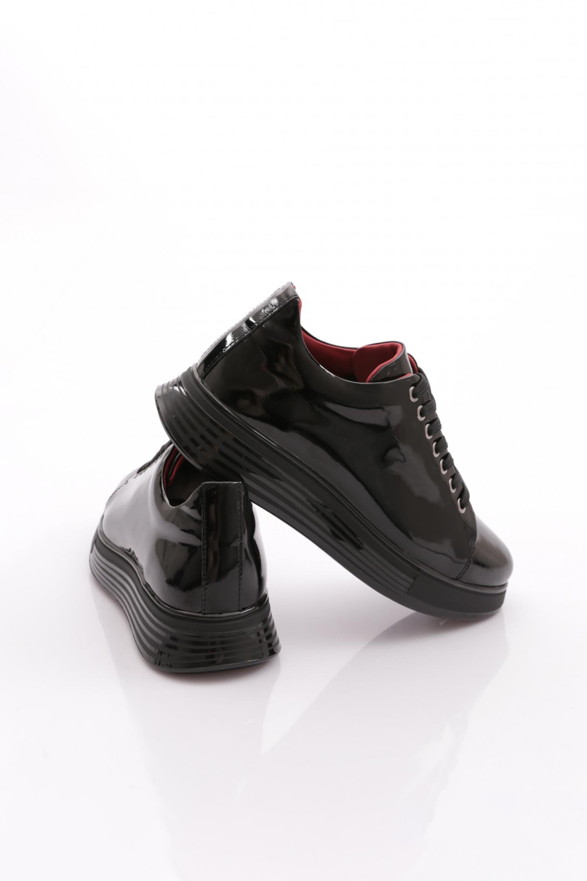 15275-Ss Erkek Bağcıklı Casual Sneakers Ayakkabı - Görsel 4