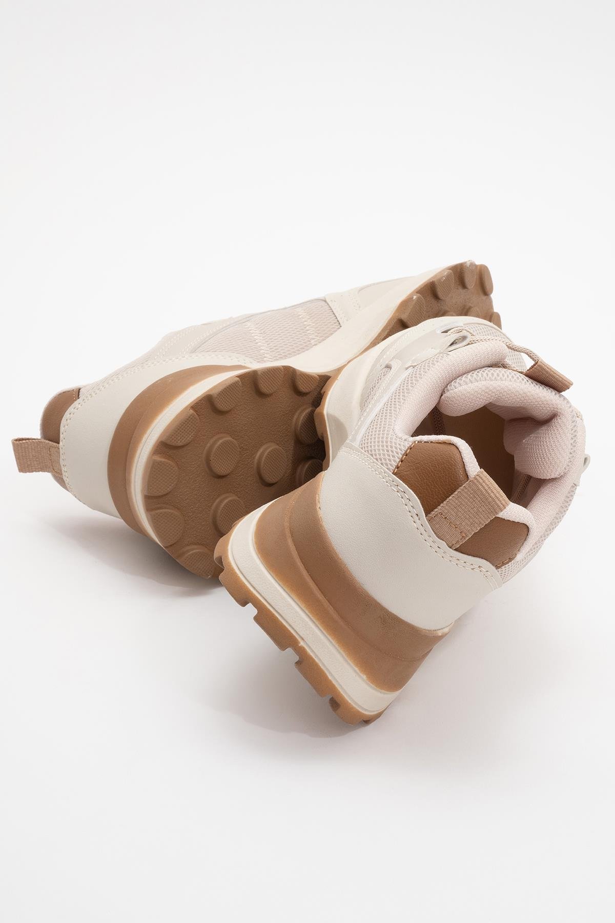 Kadın Spor Ayakkabı BEJ TABA - Görsel 5