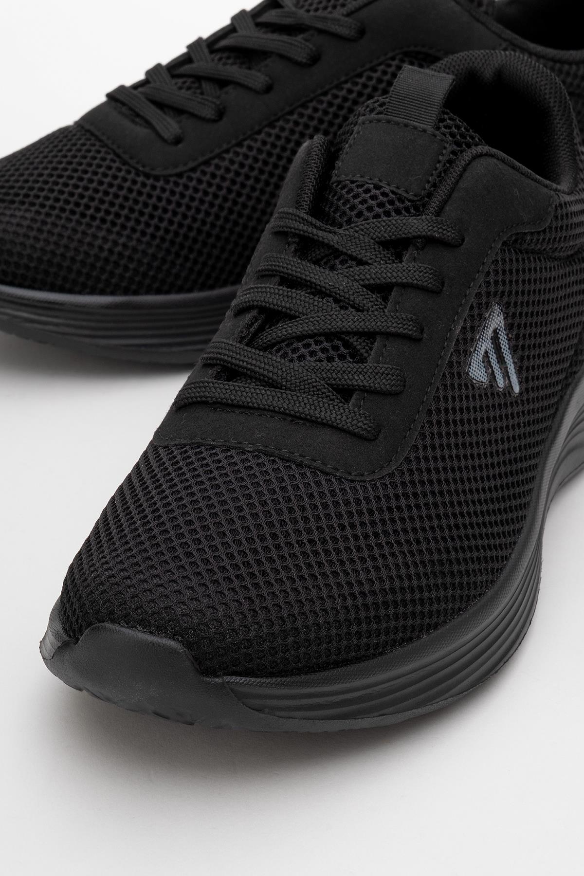 Erkek Anorak Spor Ayakkabı SİYAH SİYAH - Görsel 4