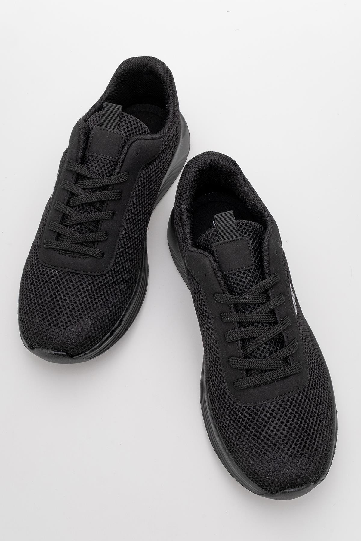 Erkek Anorak Spor Ayakkabı SİYAH SİYAH - Görsel 6