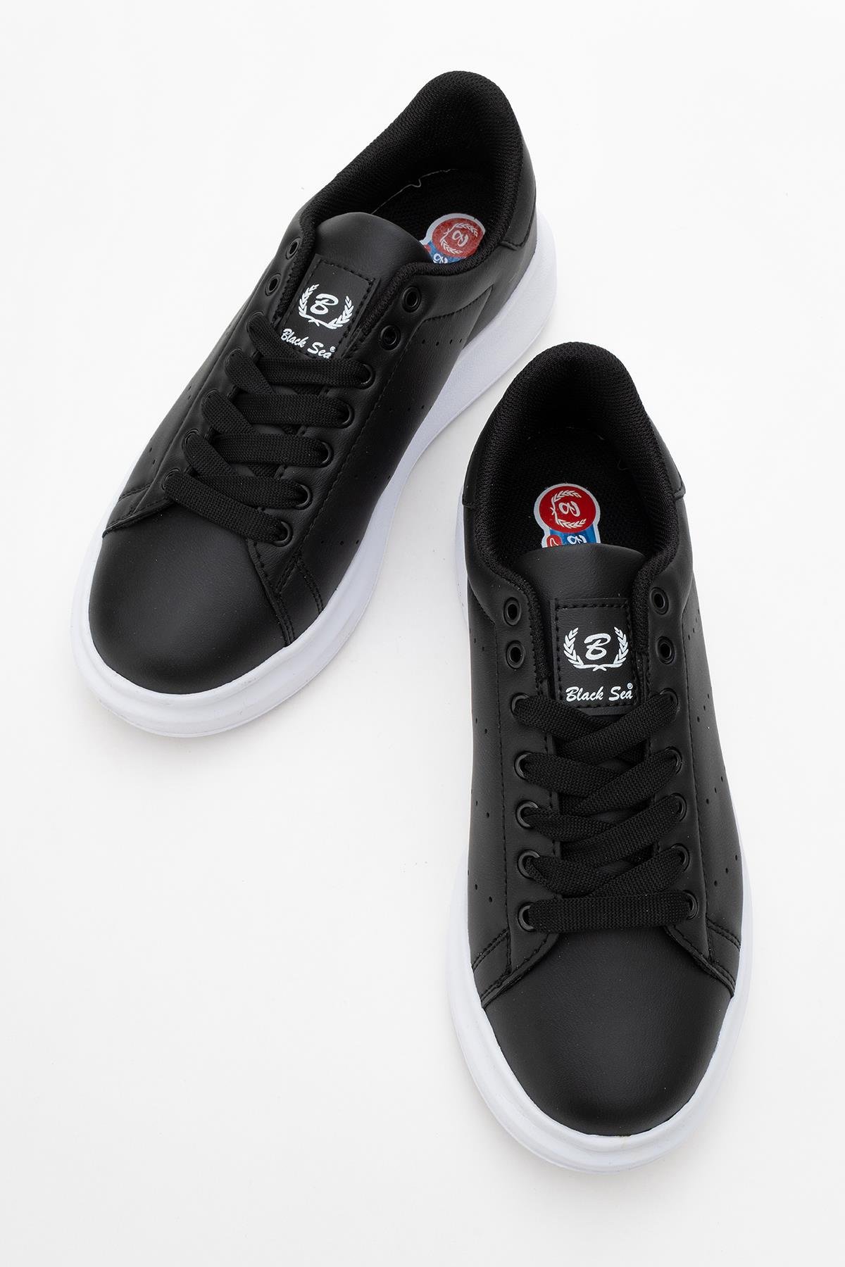 Kadın Spor Ayakkabı SİYAH BEYAZ - Görsel 6