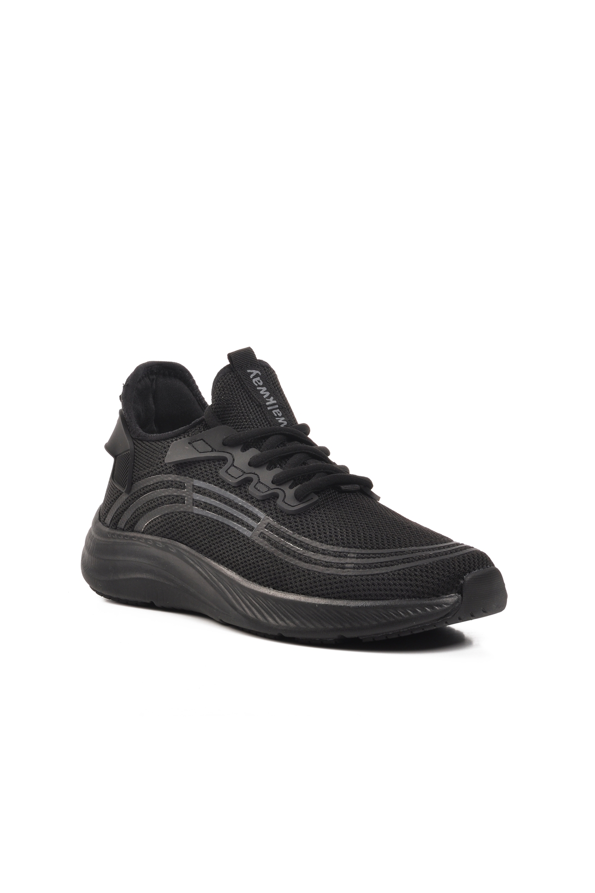 Siyah Siyah Erkek Yürüyüş Ayakkabısı - Görsel 4