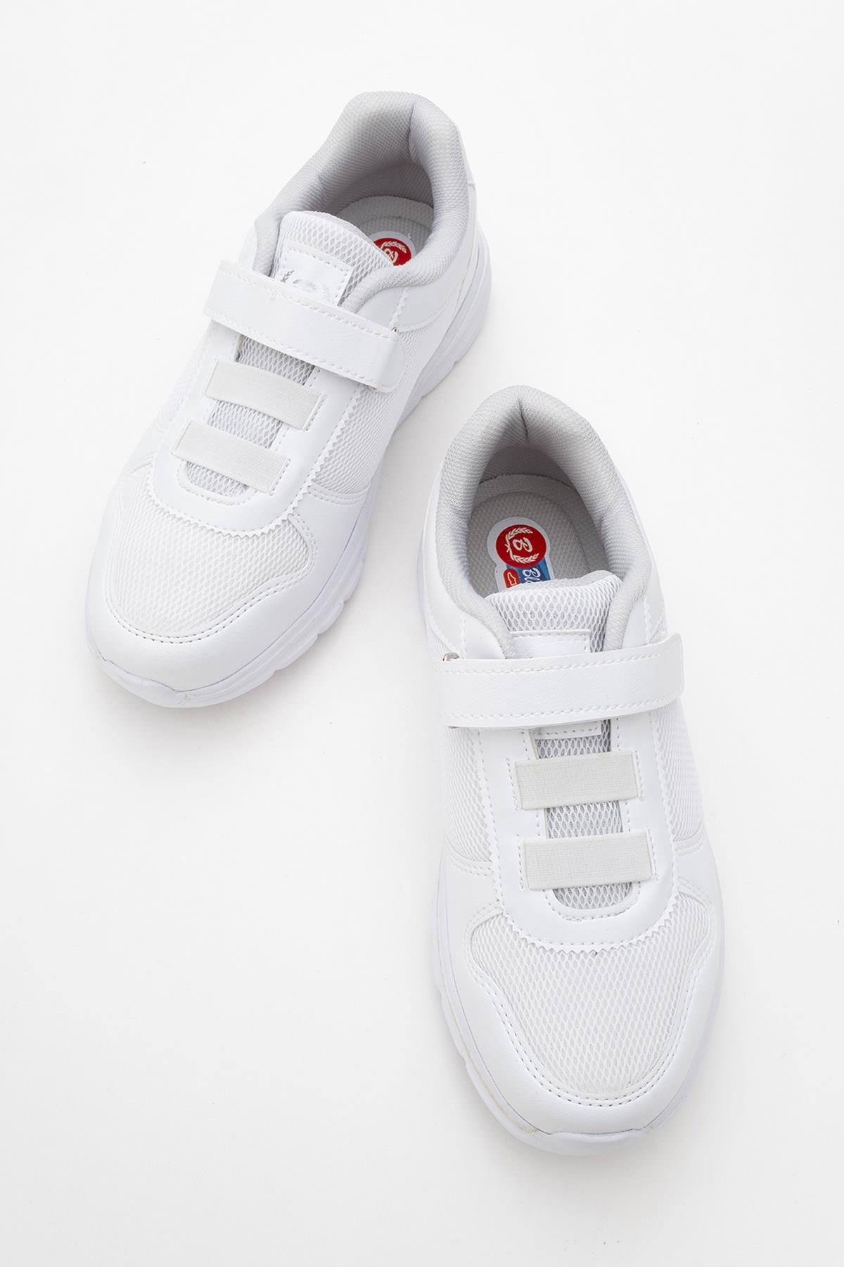 Kadın Cırtlı Anorak Spor Ayakkabı BEYAZ BEYAZ - Görsel 4