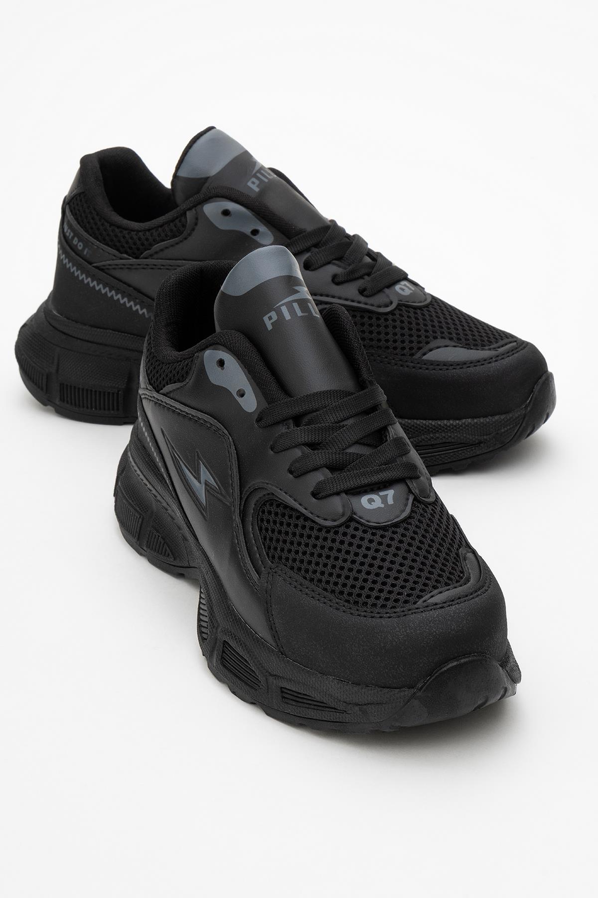 Kadın Anorak Spor Ayakkabı SİYAH SİYAH - Görsel 2