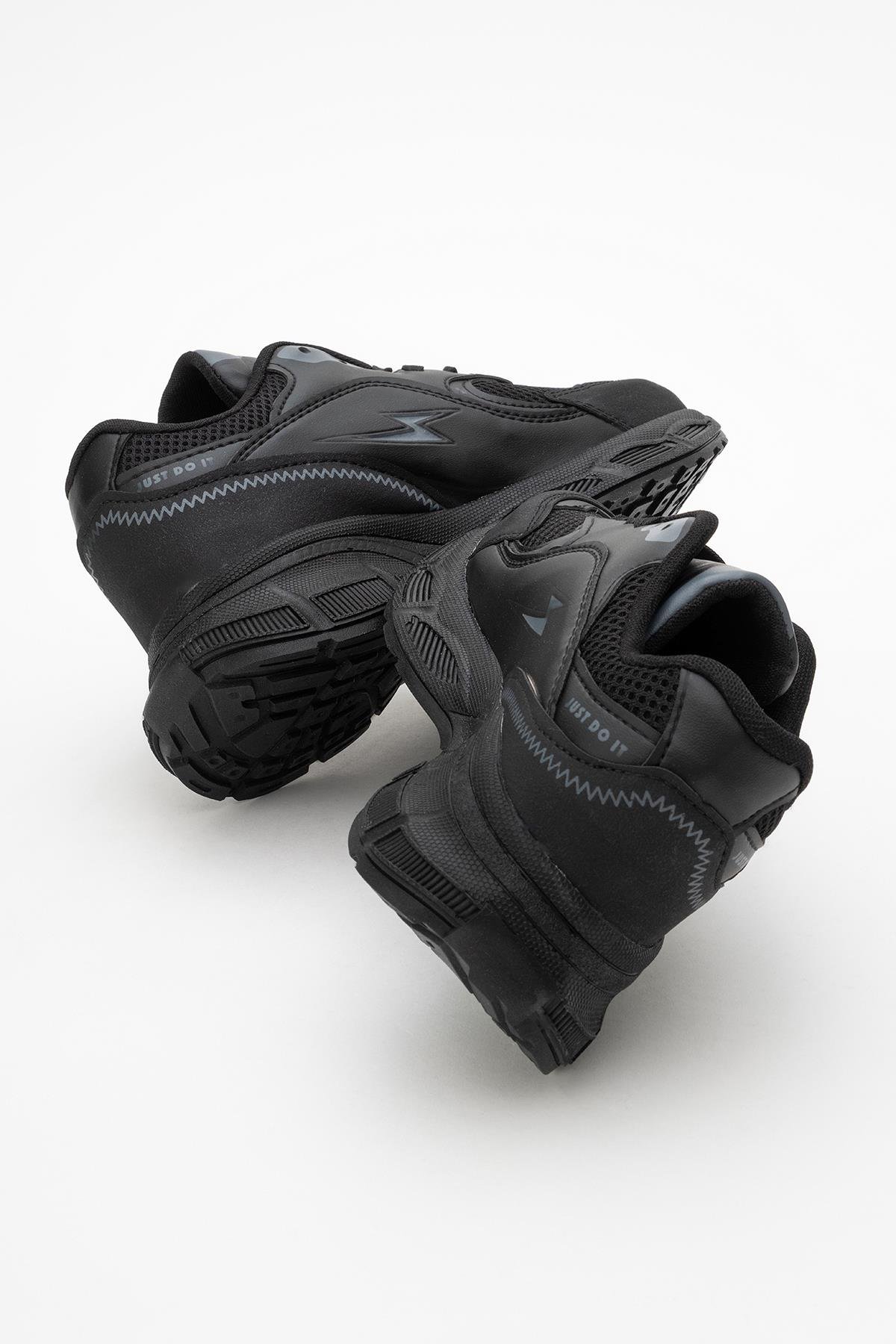 Kadın Anorak Spor Ayakkabı SİYAH SİYAH - Görsel 5