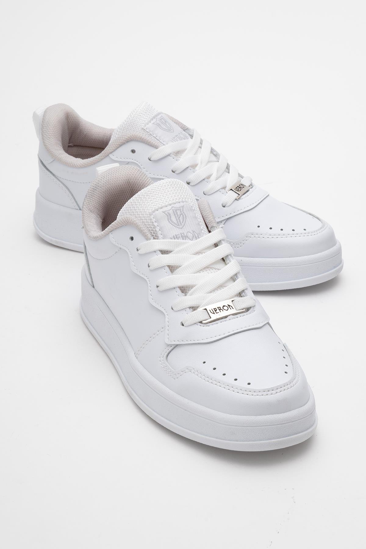 Kadın Bağcıklı Spor Ayakkabı BEYAZ - Görsel 2
