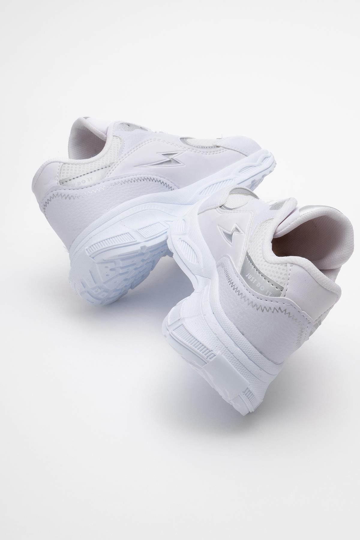 Kadın Anorak Spor Ayakkabı BEYAZ GÜMÜŞ - Görsel 5