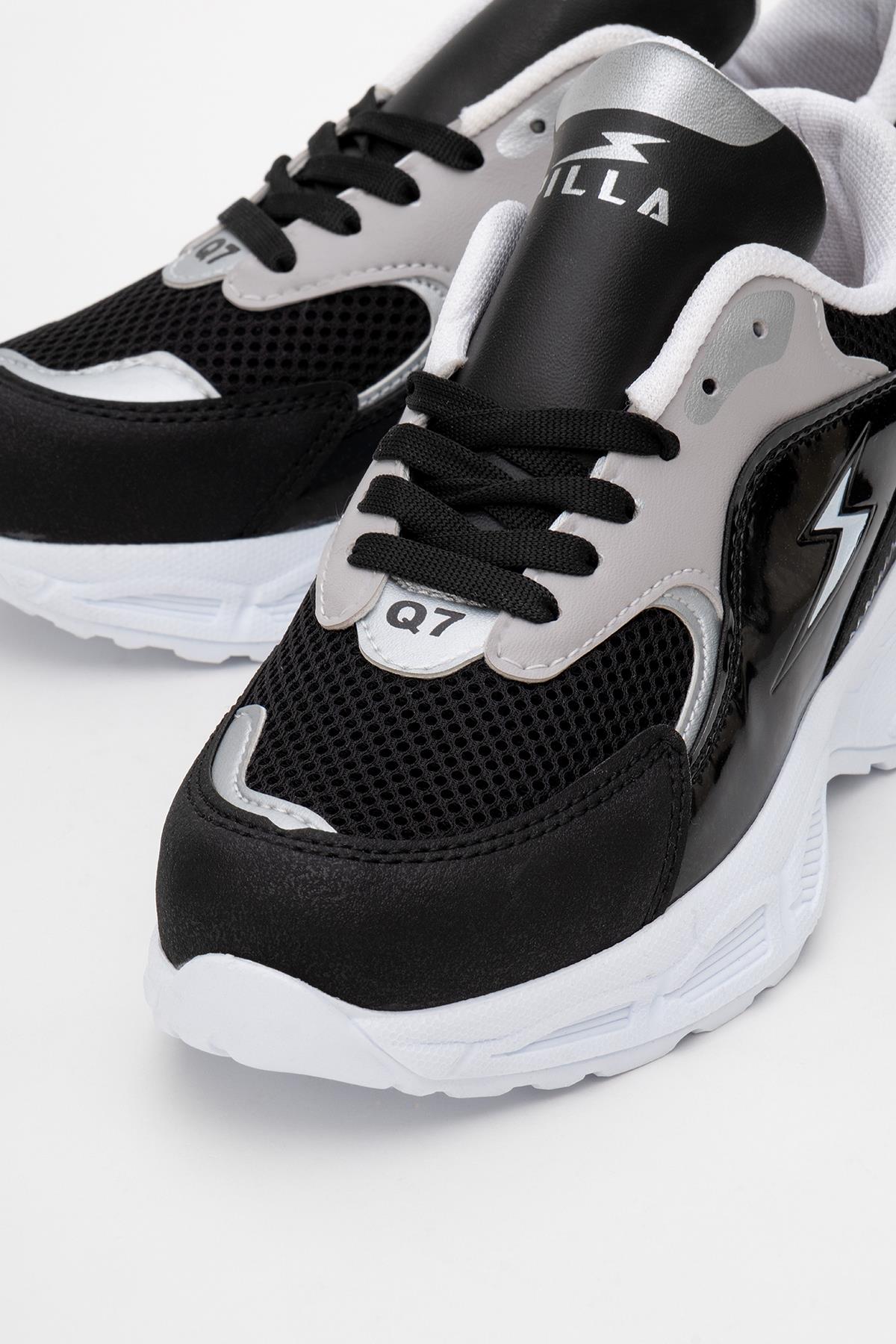 Kadın Anorak Spor Ayakkabı SİYAH FÜME BEYAZ - Görsel 4