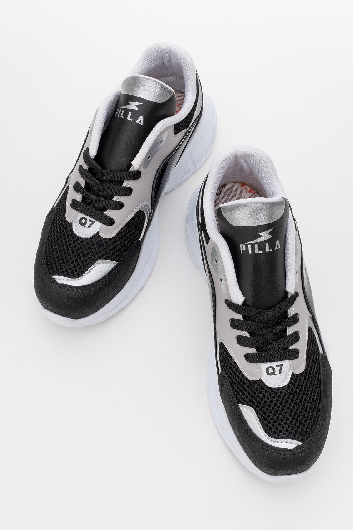 Kadın Anorak Spor Ayakkabı SİYAH FÜME BEYAZ - Görsel 6