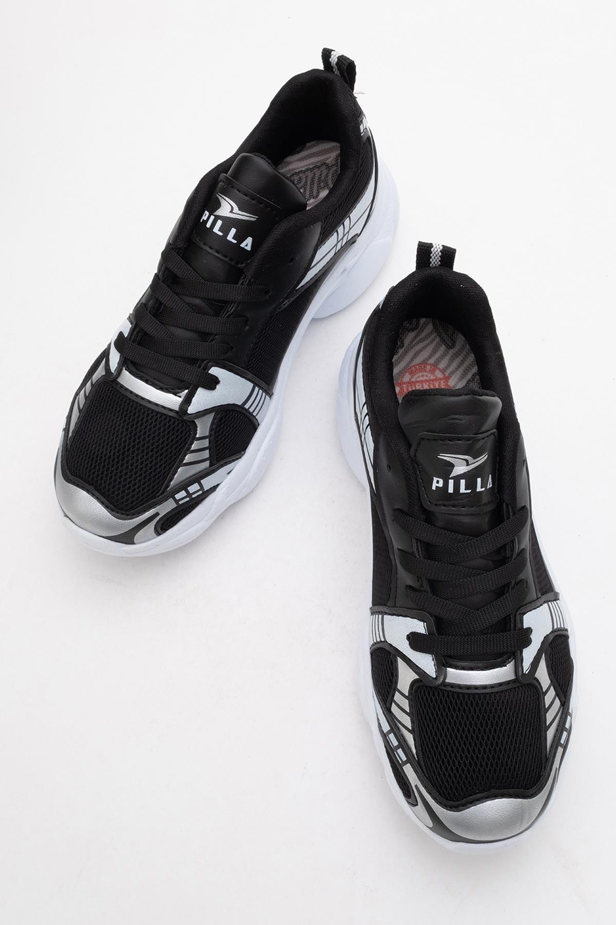 Anorak Kadın Spor Ayakkabı SİYAH BEYAZ - Görsel 6