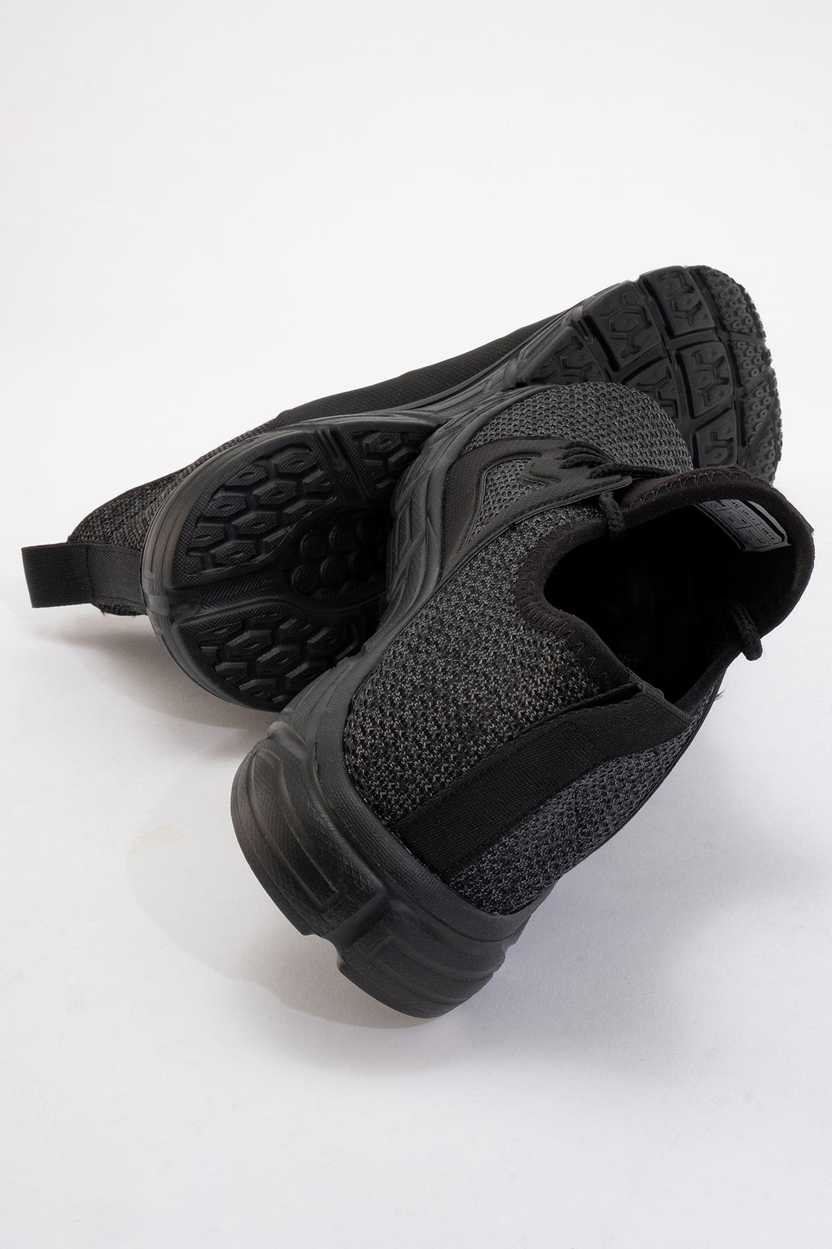 Kadın Triko Spor Ayakkabı SİYAH SİYAH - Görsel 5