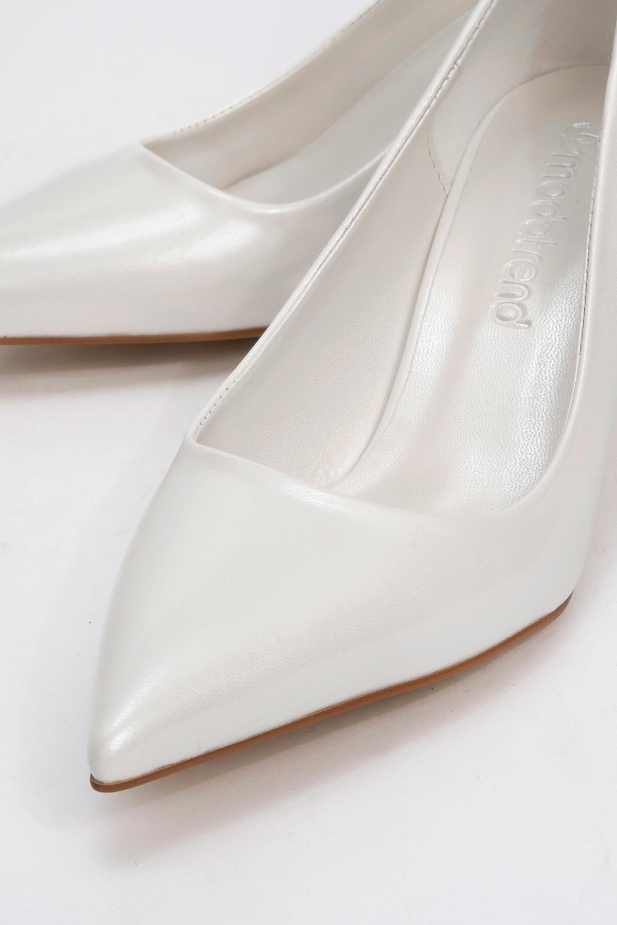 Kadın Sivri Burunlu Stiletto SEDEF CİLT - Görsel 4