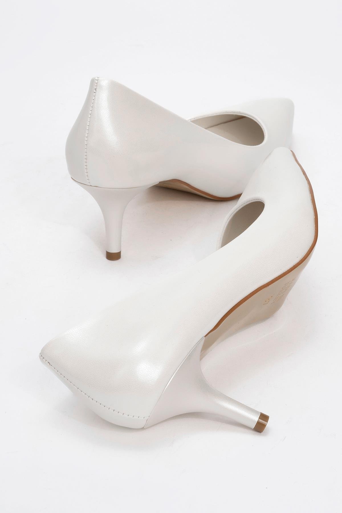 Kadın Sivri Burunlu Stiletto SEDEF CİLT - Görsel 5