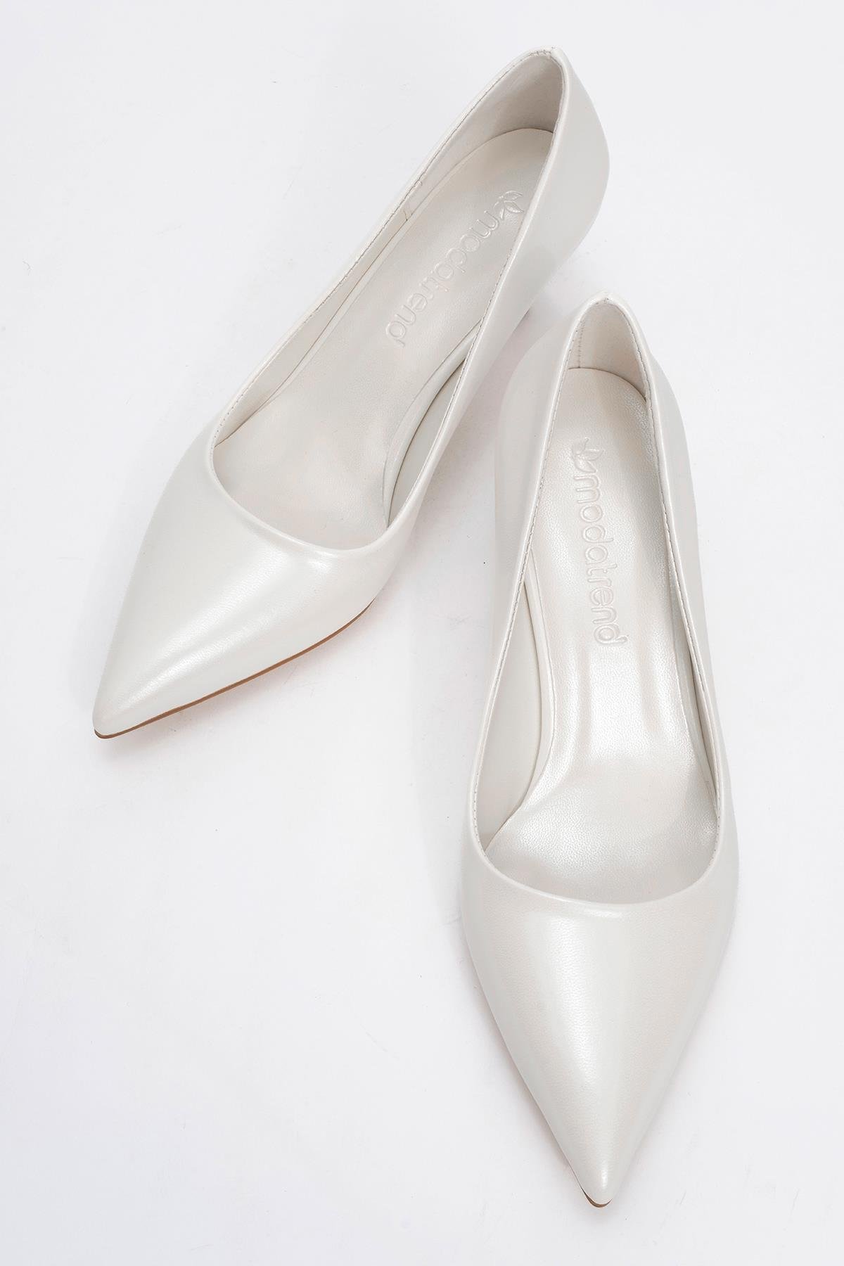 Kadın Sivri Burunlu Stiletto SEDEF CİLT - Görsel 6