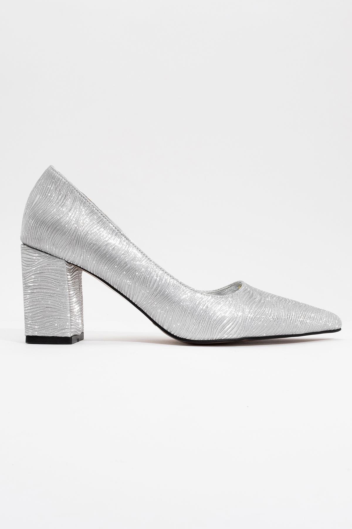 Kadın Günlük Ayakkabı GÜMÜŞ DALGALI - Görsel 3
