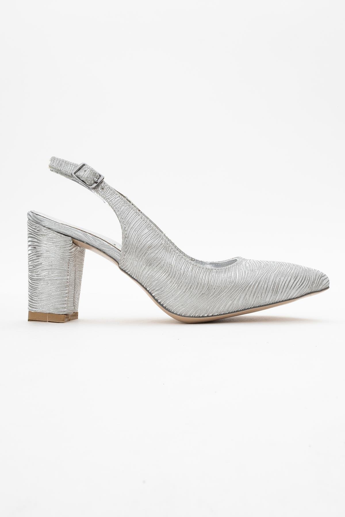 Kadın Topuklu Ayakkabı GÜMÜŞ SUYOLU - Görsel 3