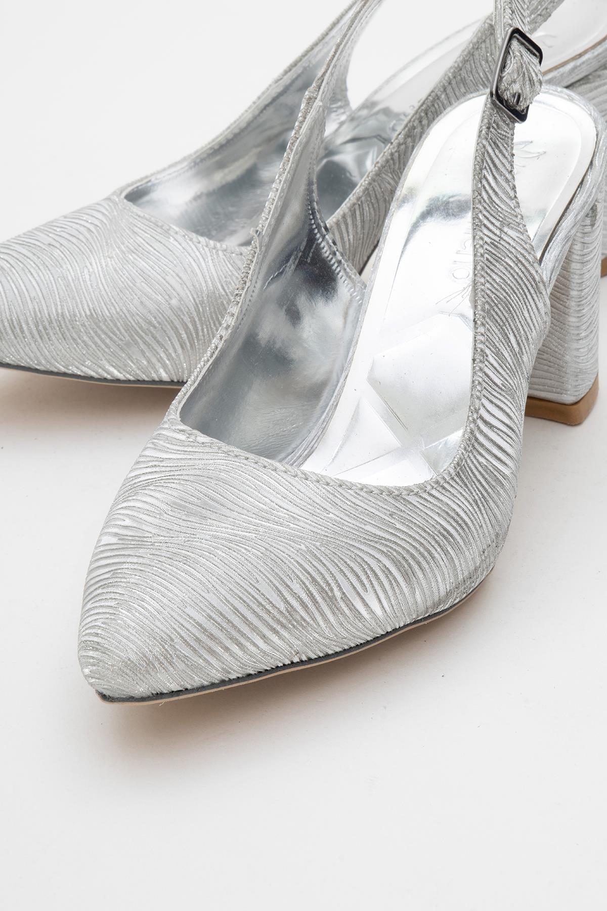 Kadın Topuklu Ayakkabı GÜMÜŞ SUYOLU - Görsel 4