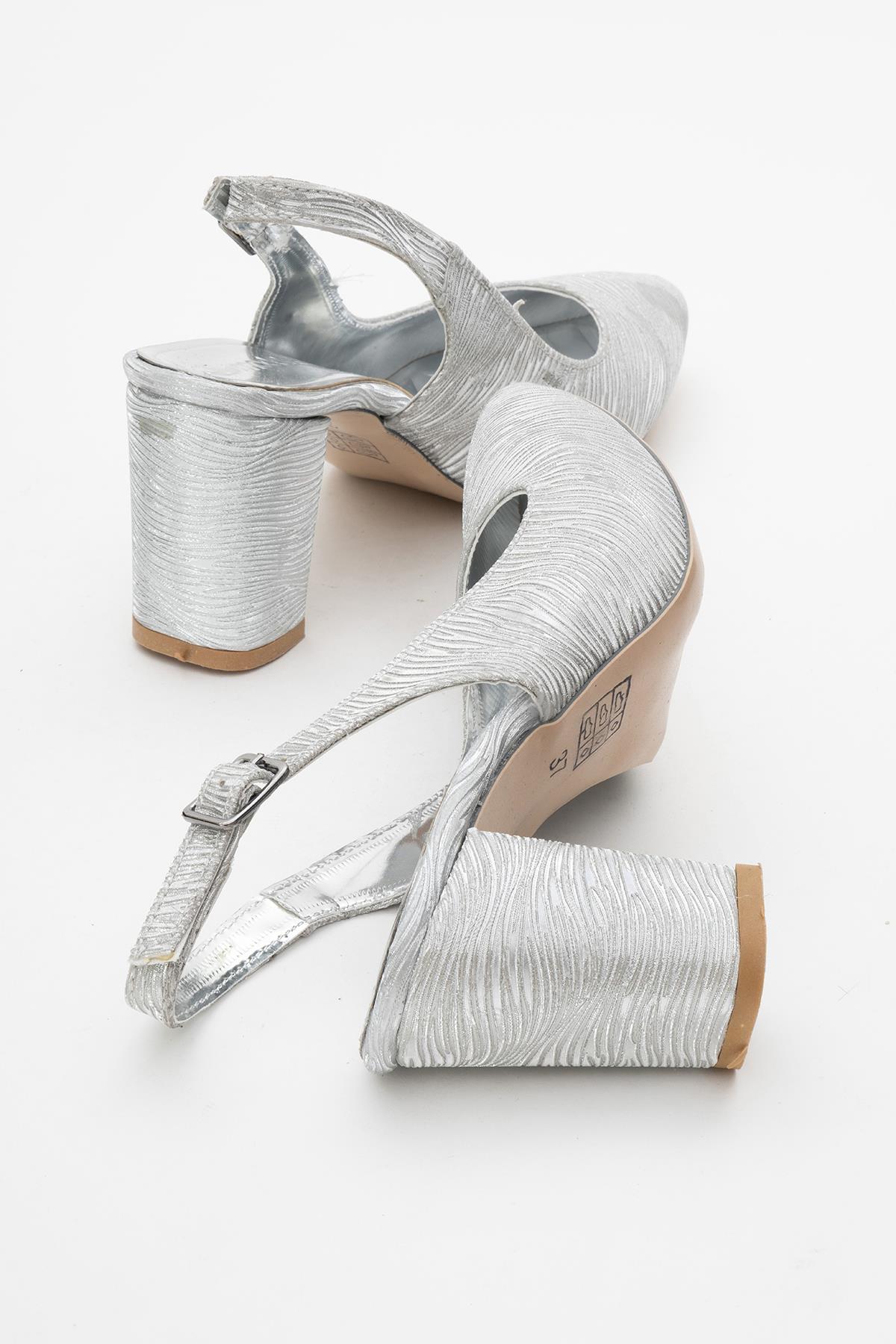 Kadın Topuklu Ayakkabı GÜMÜŞ SUYOLU - Görsel 5