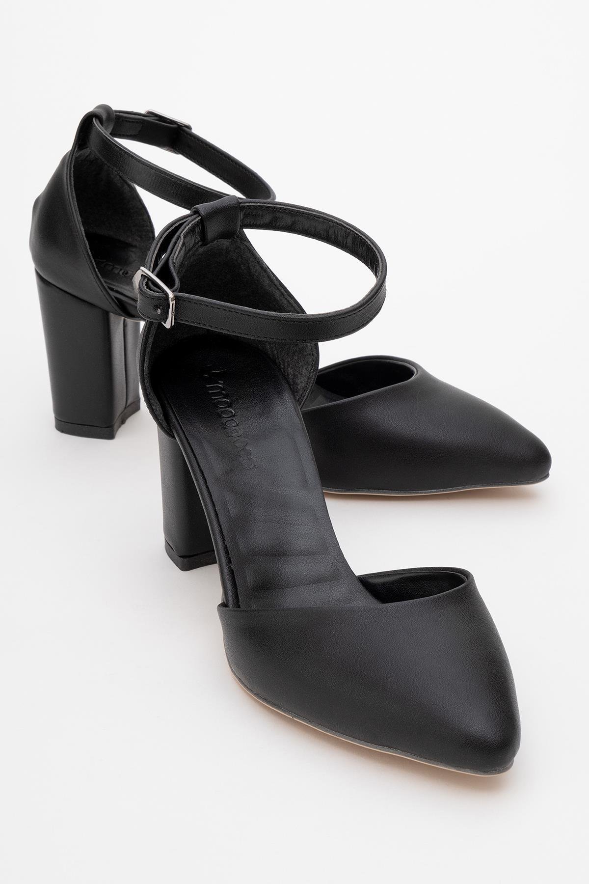 Kadın Topuklu Ayakkabı SİYAH CİLT - Görsel 2