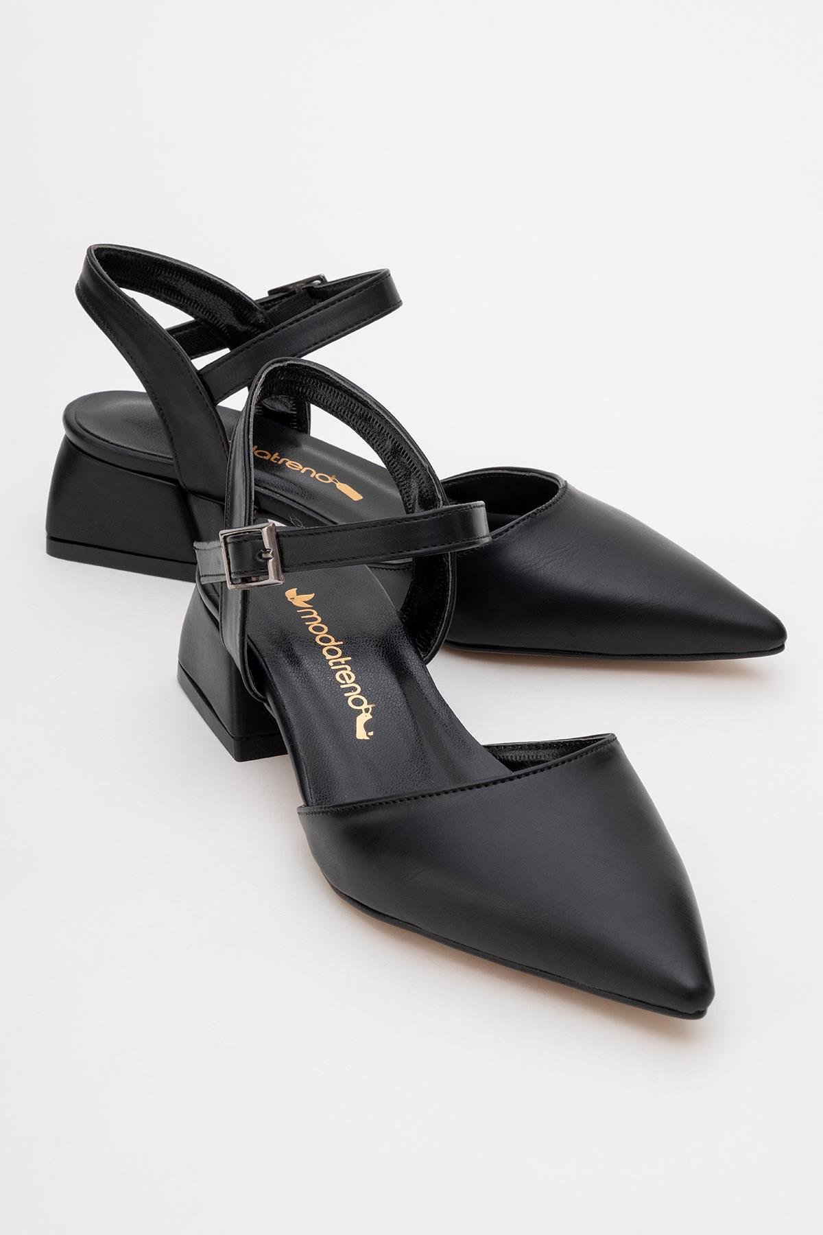 Kadın Topuklu Ayakkabı SİYAH CİLT - Görsel 2