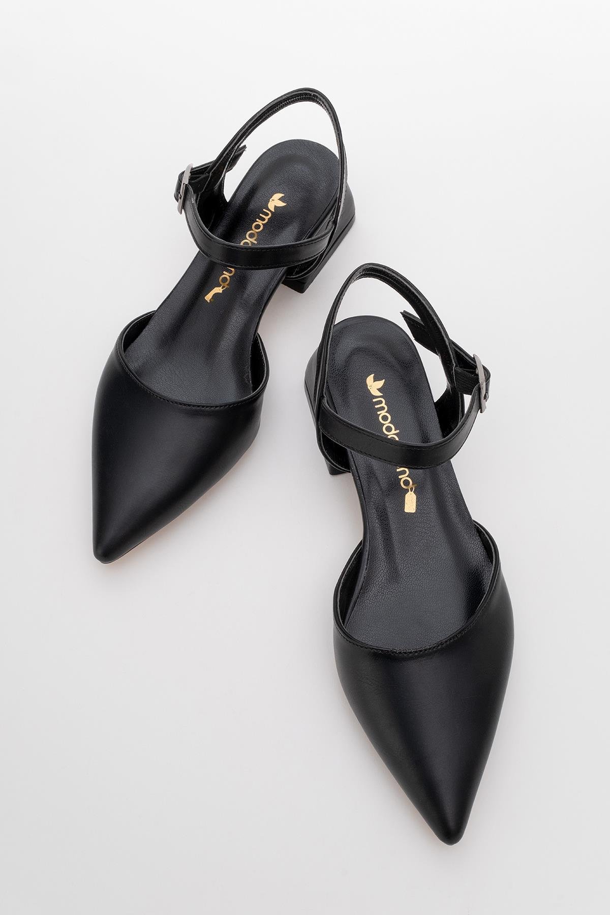 Kadın Topuklu Ayakkabı SİYAH CİLT - Görsel 6