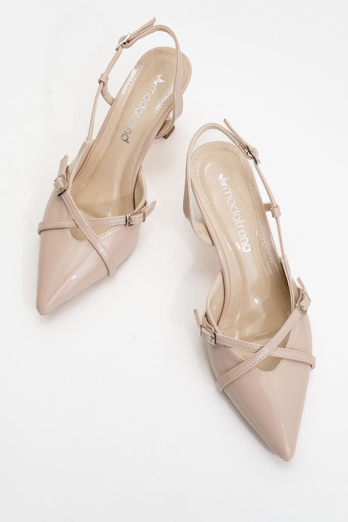 Kadın Sivri Burunlu Topuklu Ayakkabı TEN RUGAN - Görsel 4