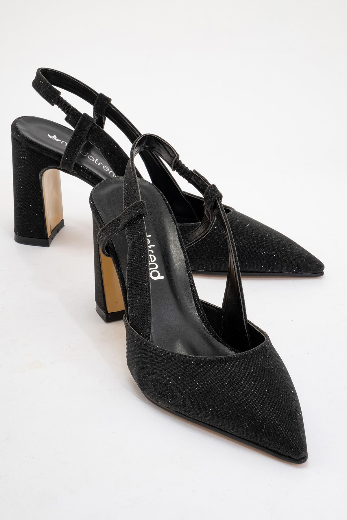 Kadın Topuklu Ayakkabı SİYAH SİM - Görsel 2