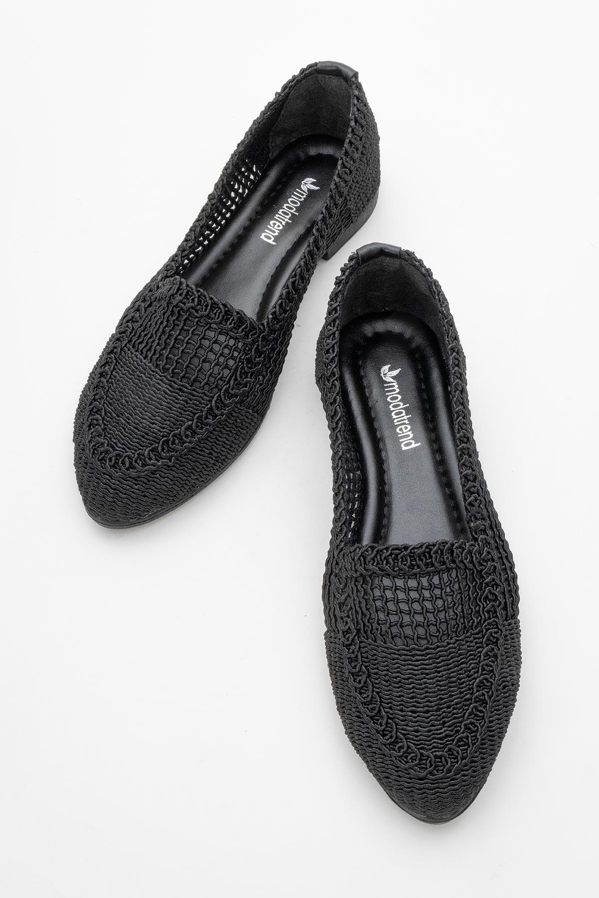 Kadın Fileli Babet SİYAH - Görsel 6