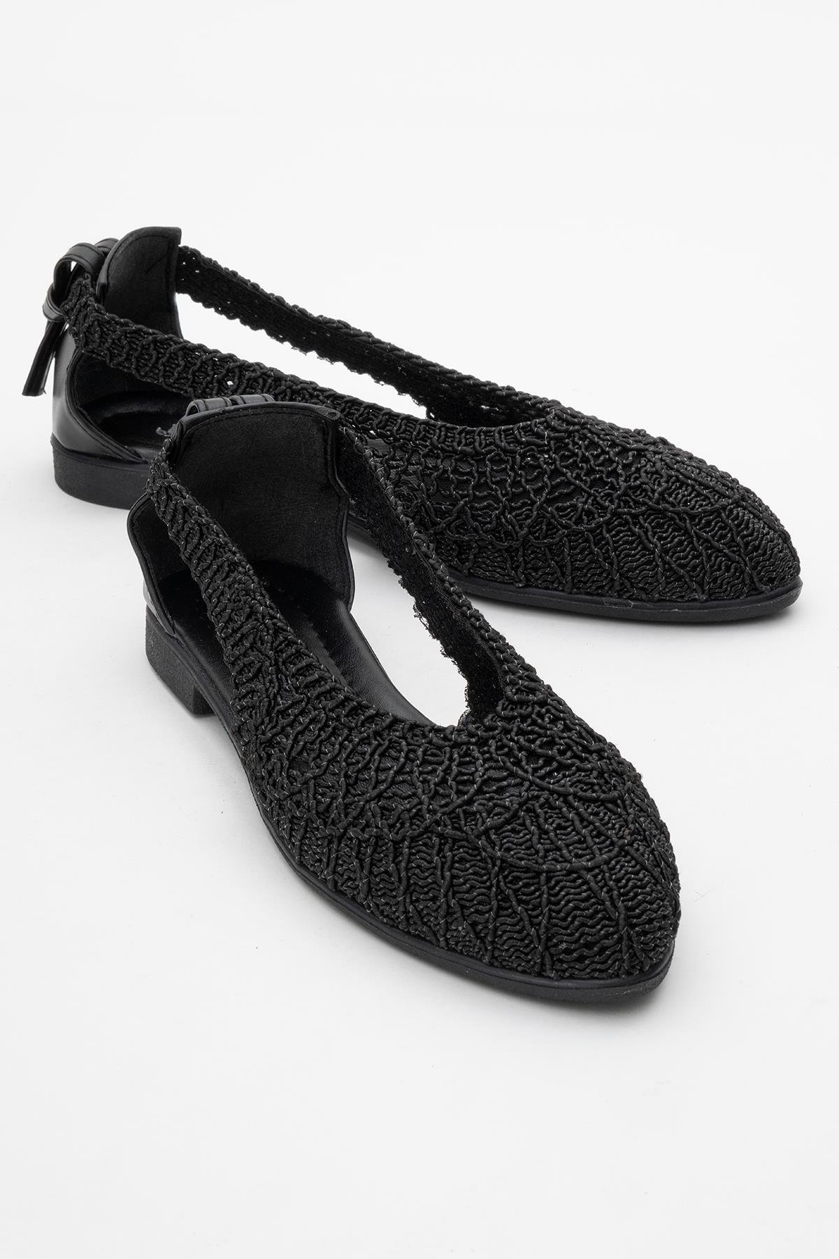 Kadın Fileli Babet SİYAH - Görsel 2