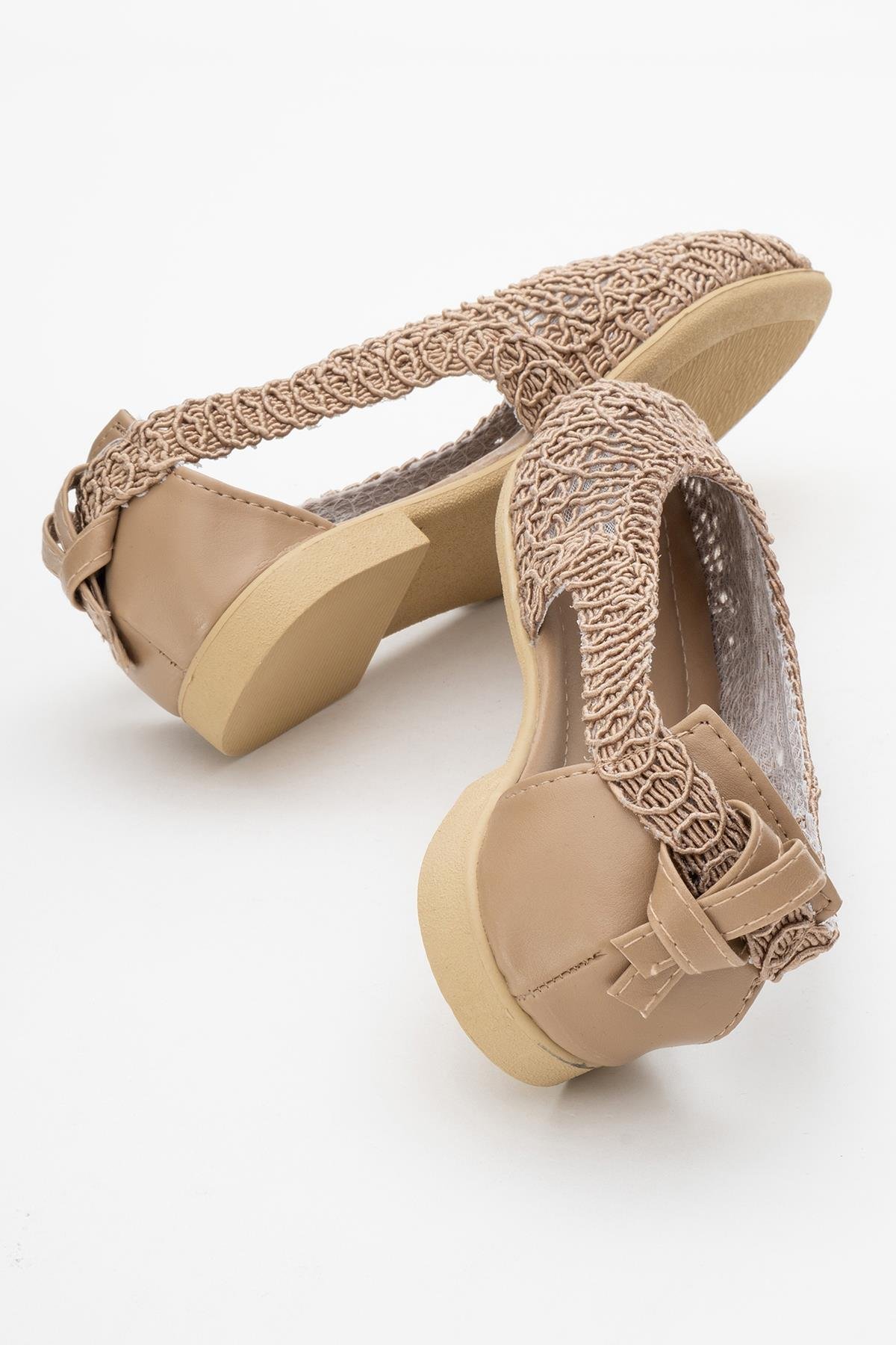 Kadın Fileli Babet VİZON - Görsel 5