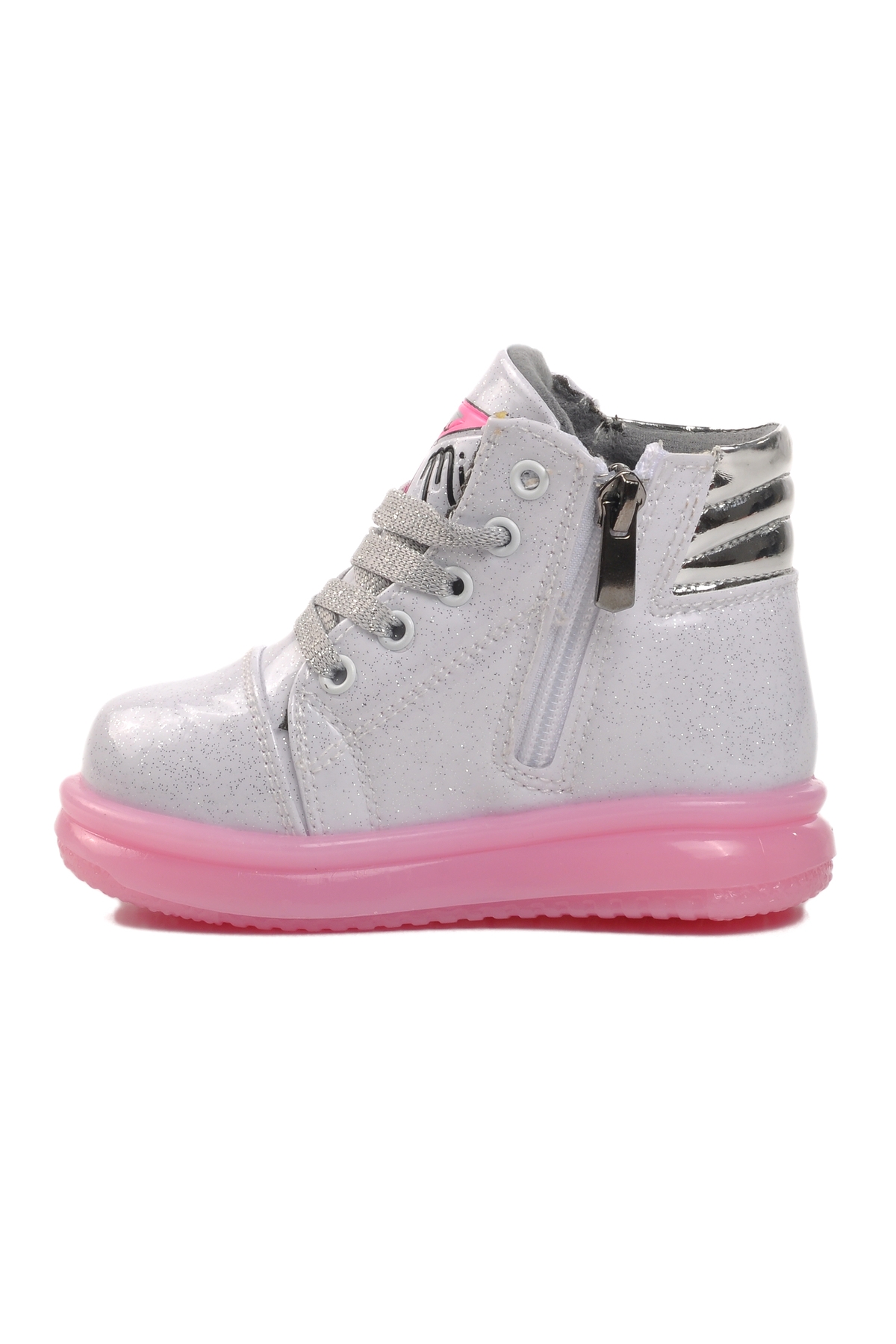 Beyaz Pembe Kız Çocuk Bot - Görsel 3