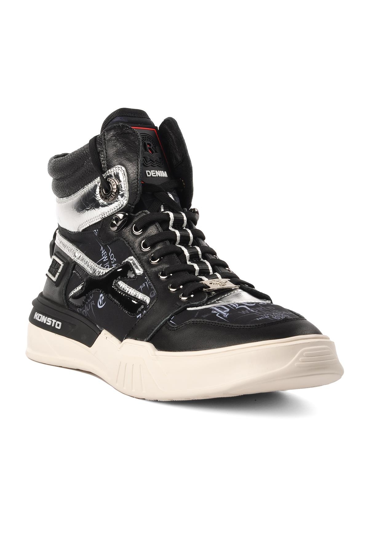 Siyah Sneaker Erkek Bot - Görsel 4