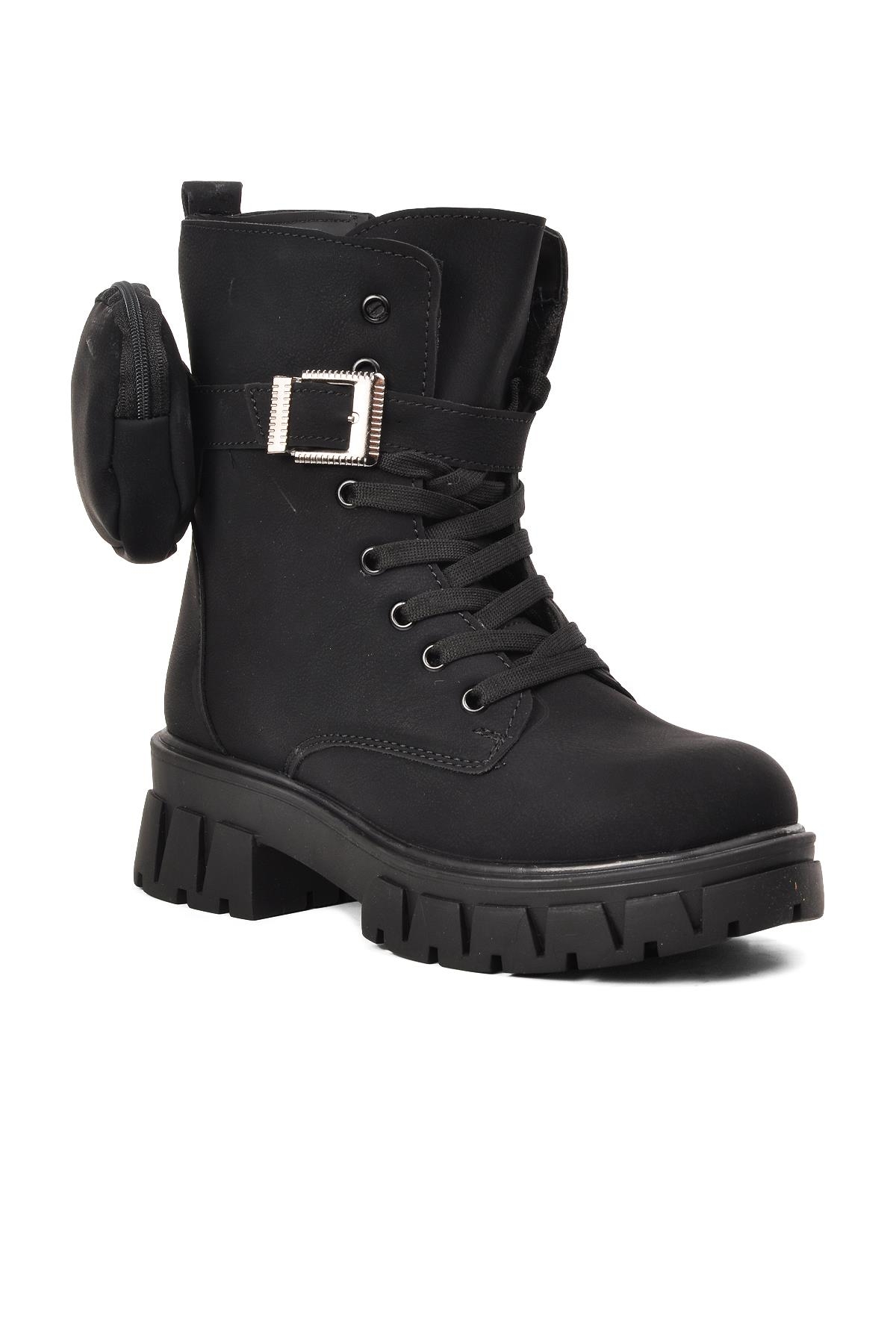 Siyah Zümrüt Kadın Bot - Görsel 4