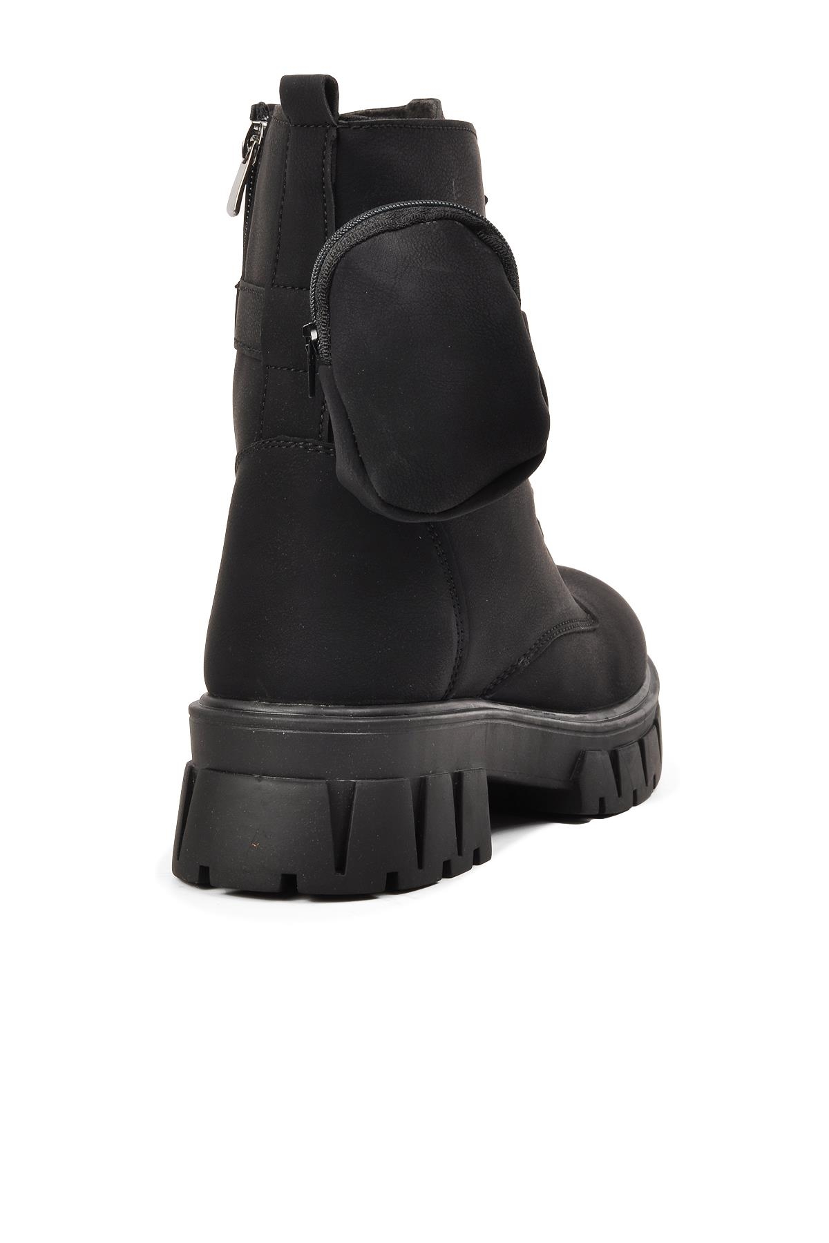 Siyah Zümrüt Kadın Bot - Görsel 5