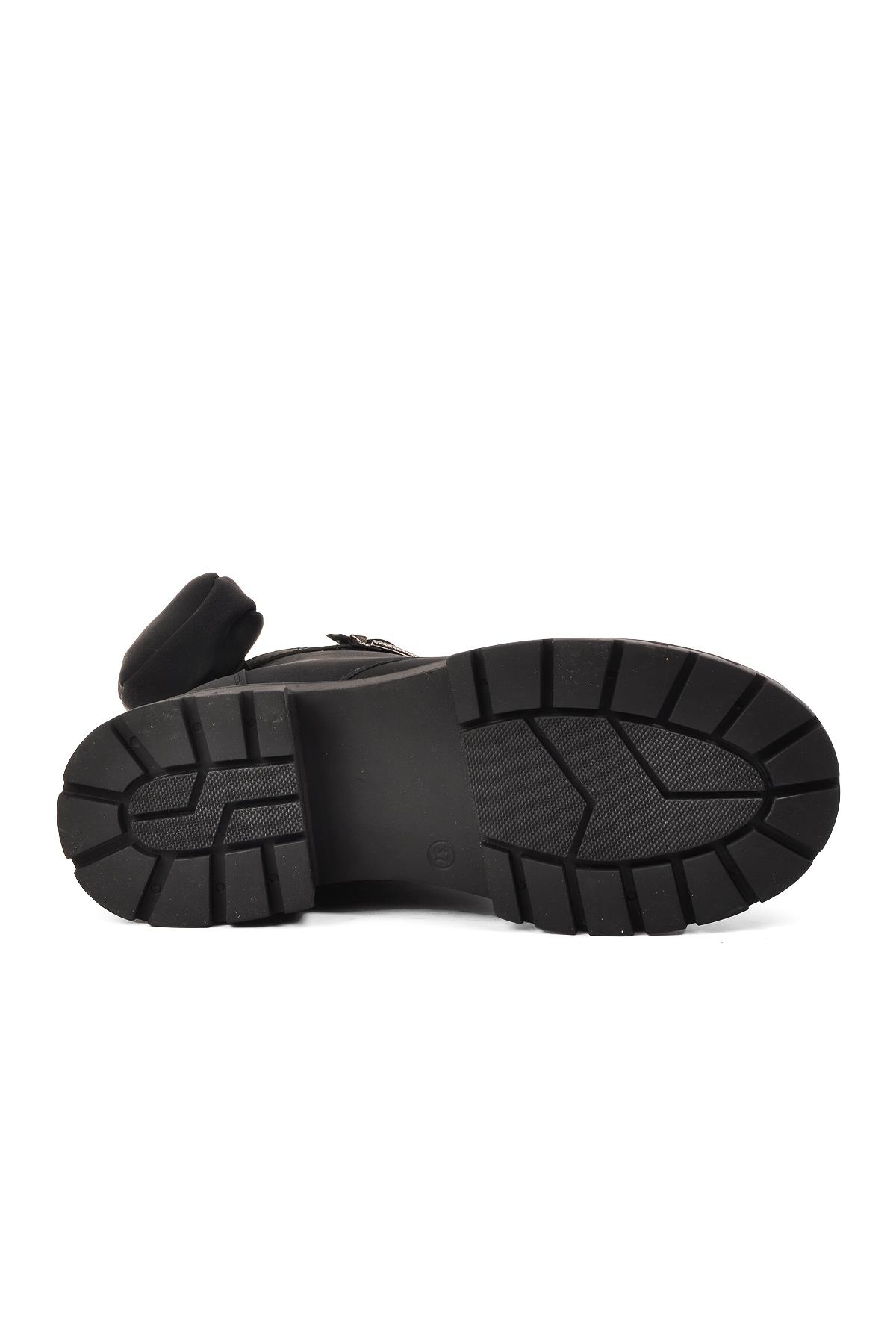 Siyah Zümrüt Kadın Bot - Görsel 6