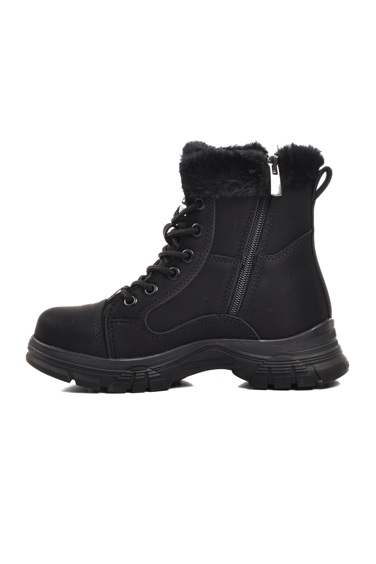 Aspor Siyah Zümrüt İçi Polarlı Kız Çocuk Bot - Görsel 3