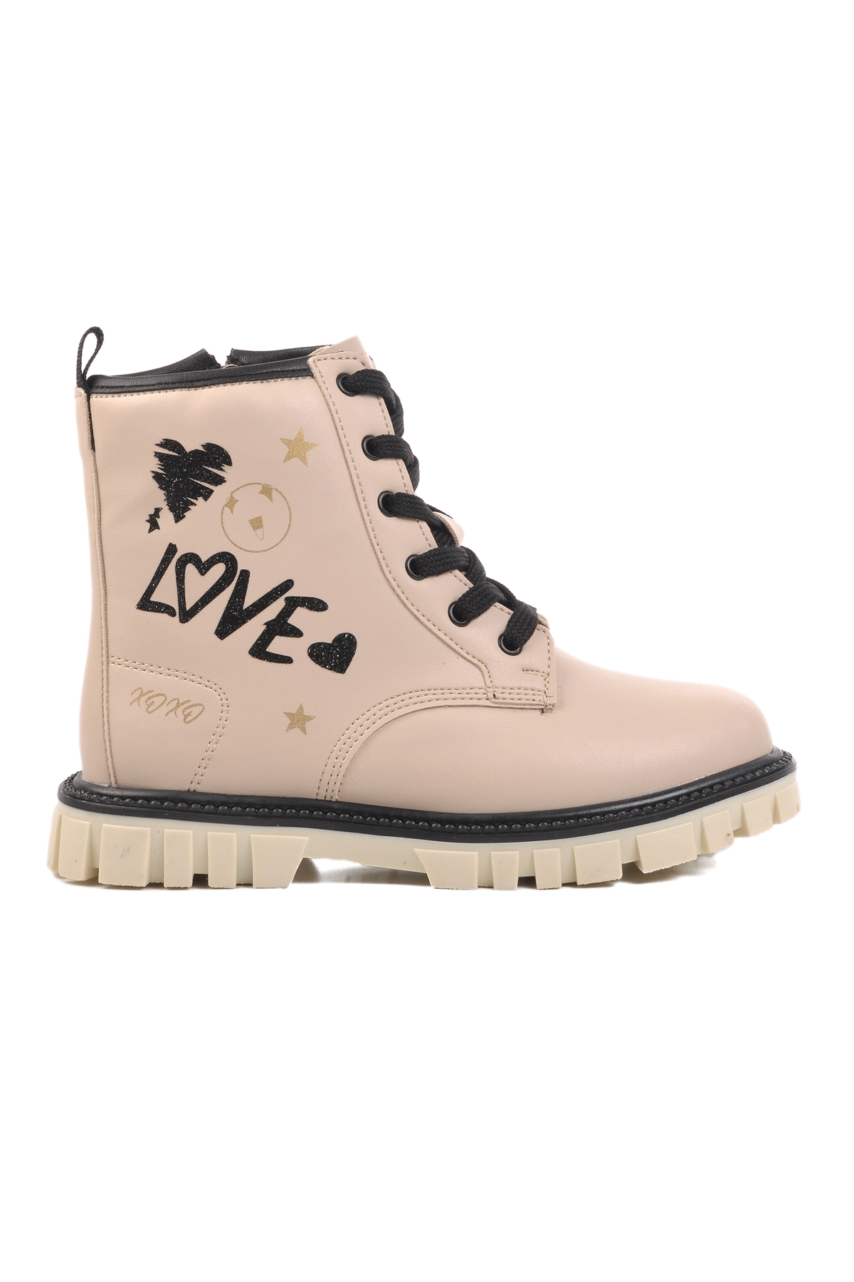 Krem İçi Polarlı Kız Çocuk Bot - Görsel 2