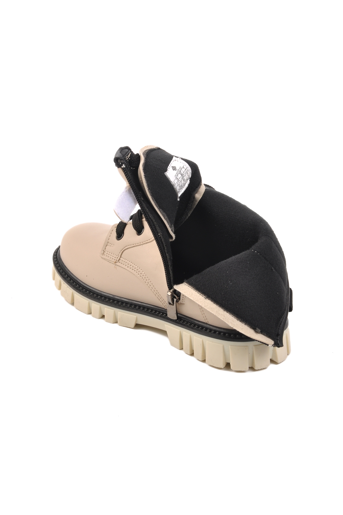 Krem İçi Polarlı Kız Çocuk Bot - Görsel 5