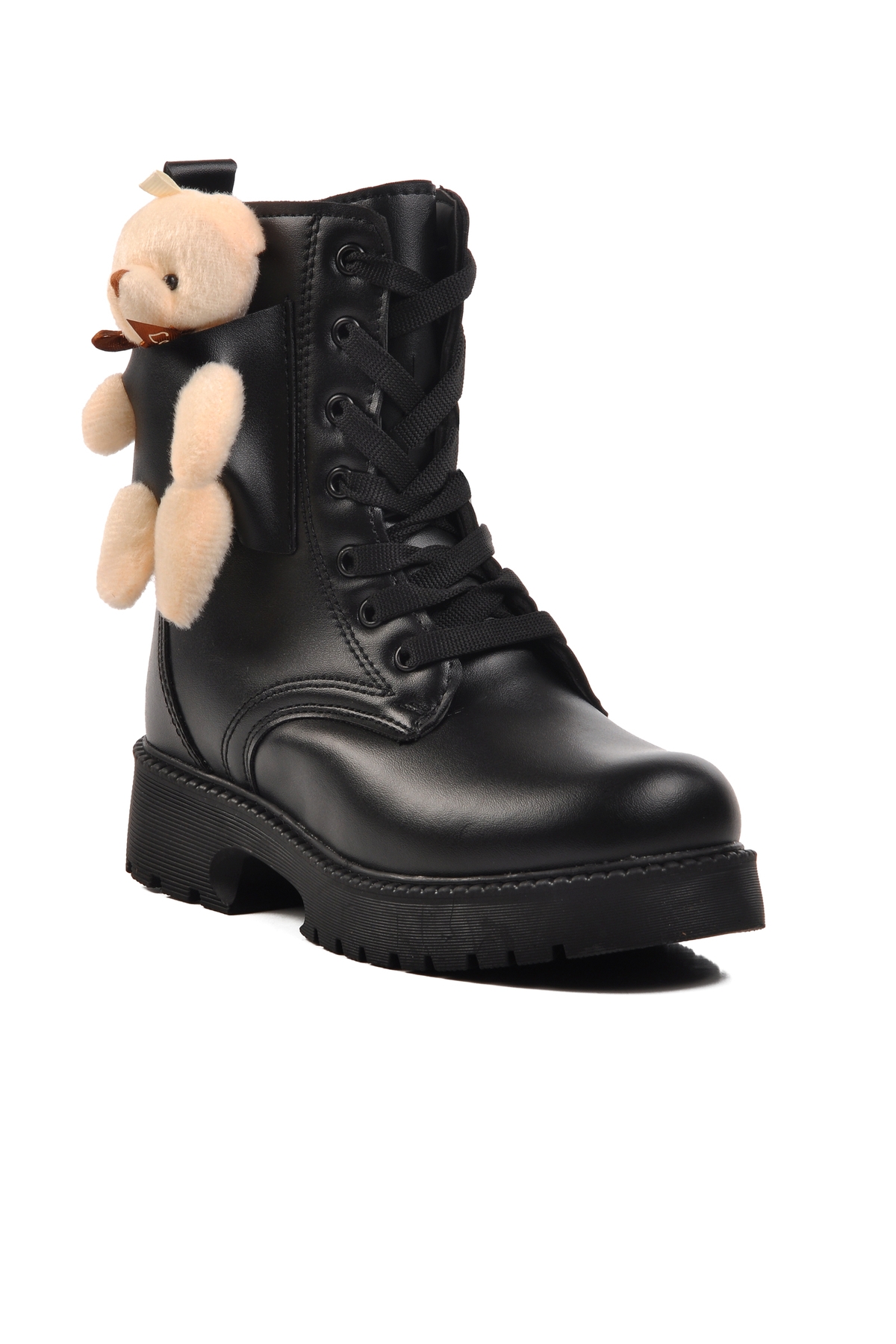 Siyah İçi Kürklü Kız Çocuk Bot - Görsel 4