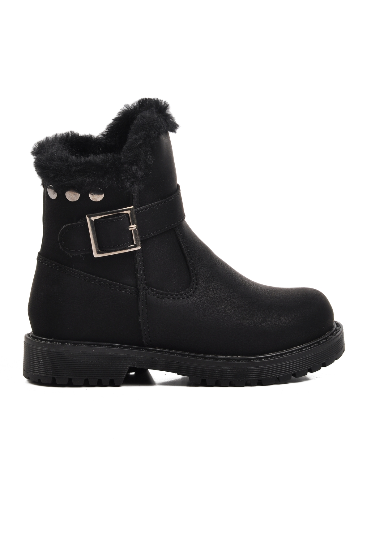 Aspor Siyah Zümrüt Poliüretan Kız Çocuk Bot - Görsel 2