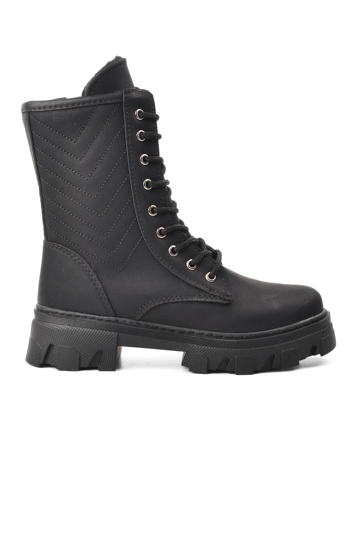 Aspor Siyah Kız Çocuk Bot - Görsel 2