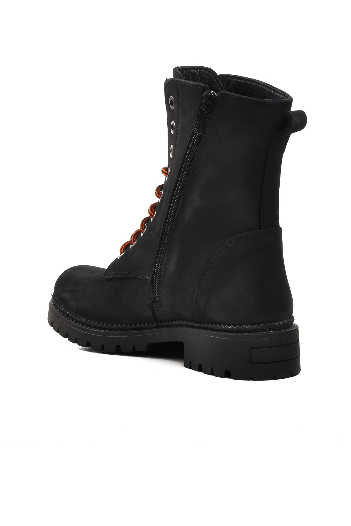 Aspor Siyah Nubuk Hakiki Deri Kadın Bot - Görsel 5