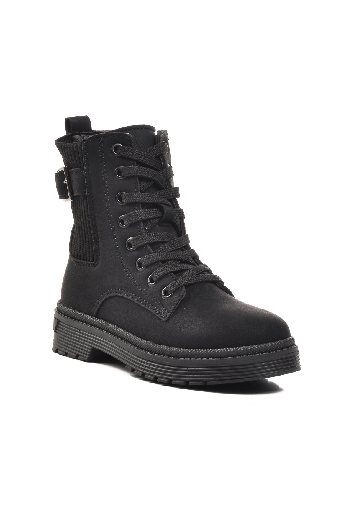 Aspor Siyah Zümrüt İçi Polarlı Kız Çocuk Bot - Görsel 4