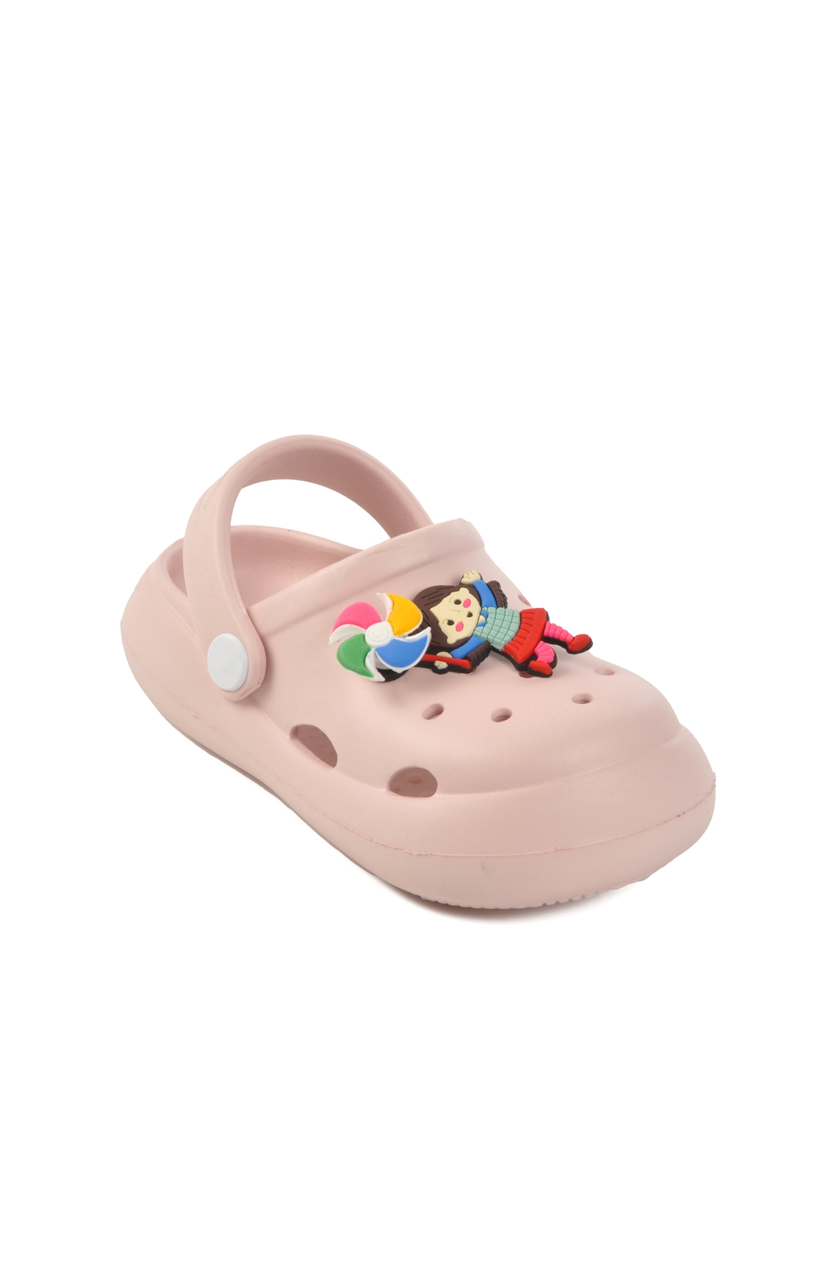 Monapicco Pudra Suni Deri Kız Çocuk Sabo Terlik - Görsel 4