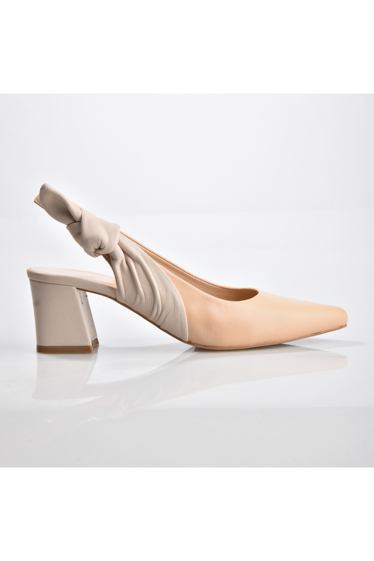 Nish Exclusive 382 Kadın Arkası Açık Topuklu Ayakkabı - Görsel 2