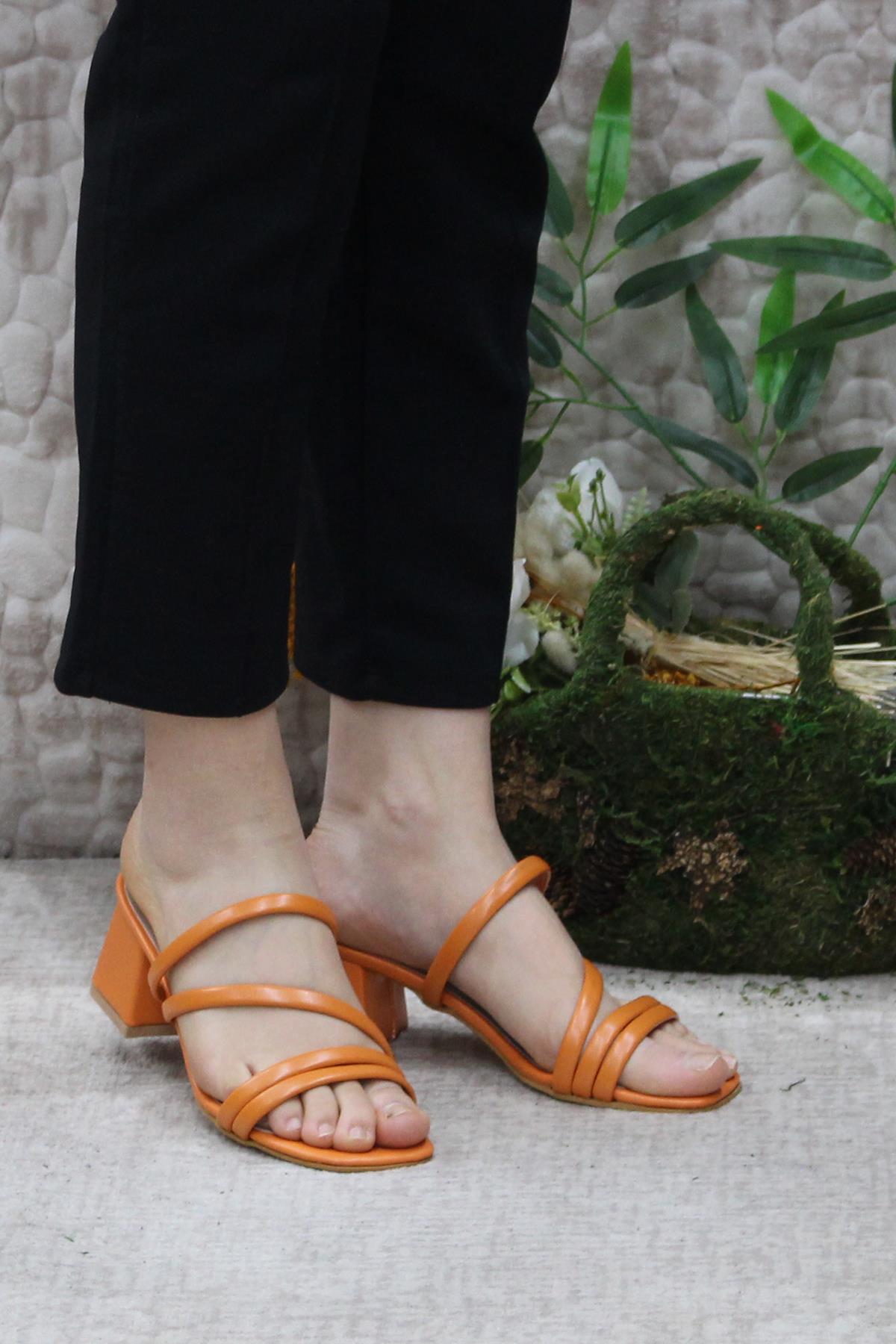 126 Topuklu Fashion Kadın Terlik - Görsel 3