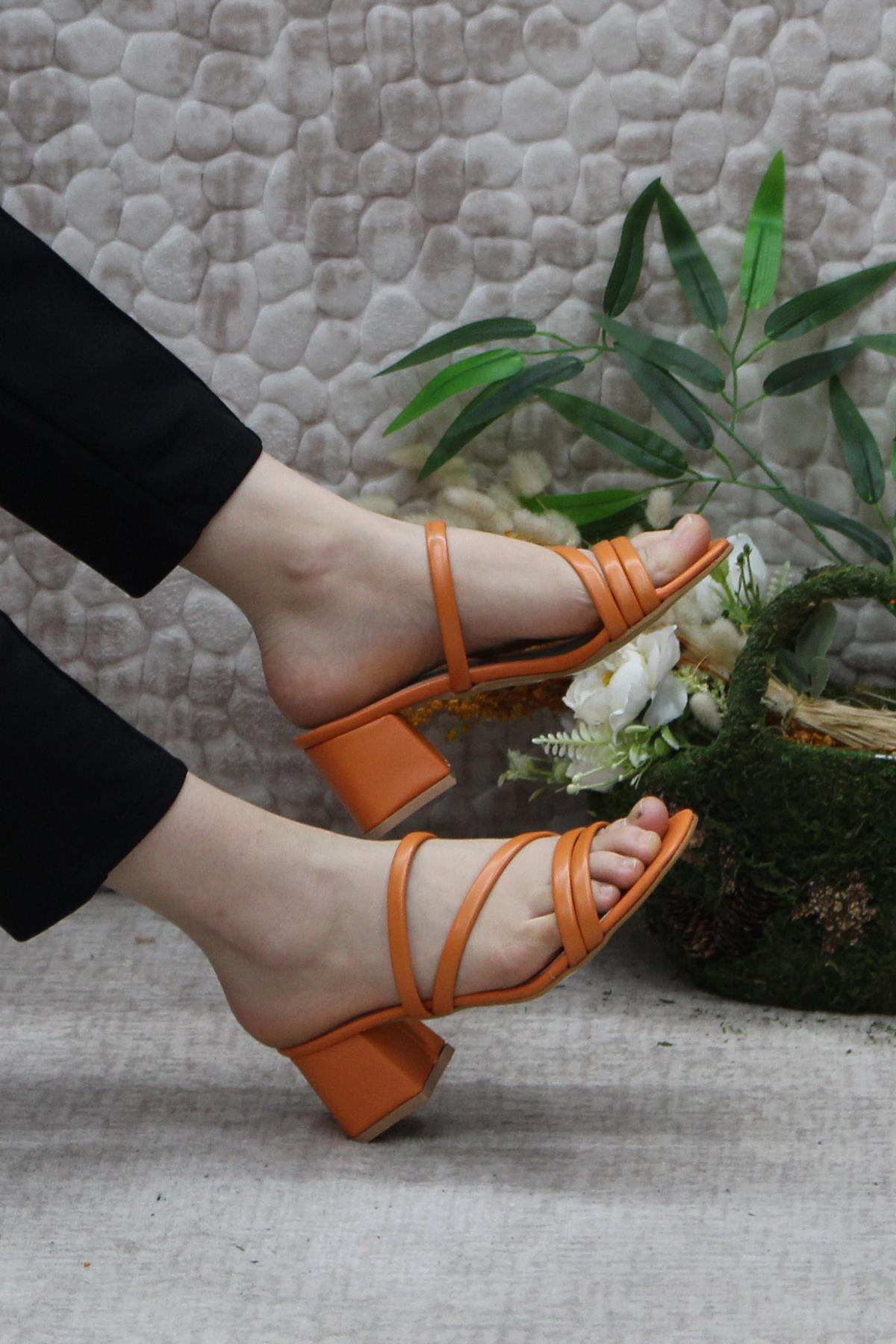 126 Topuklu Fashion Kadın Terlik - Görsel 6