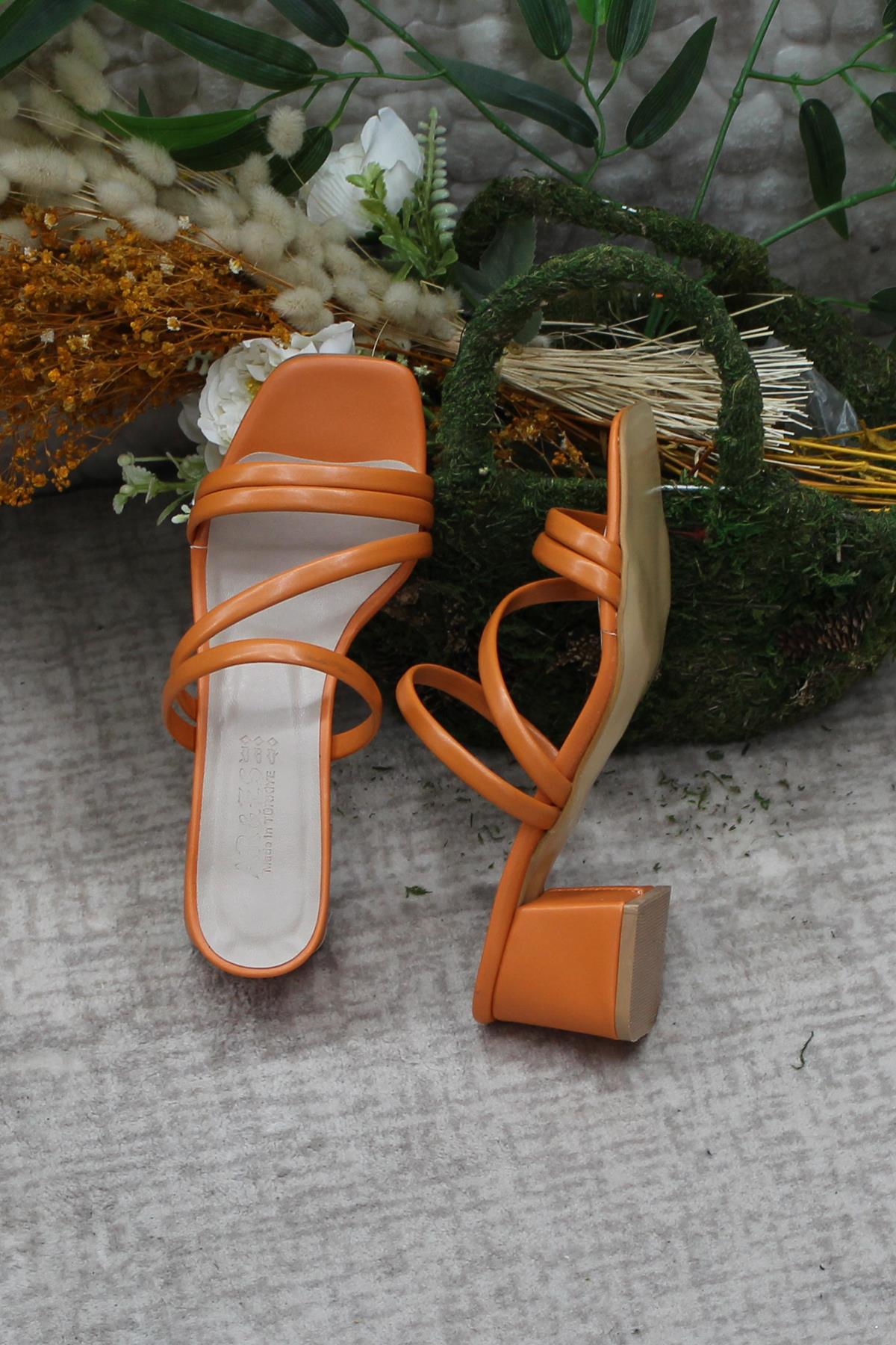 126 Topuklu Fashion Kadın Terlik - Görsel 7