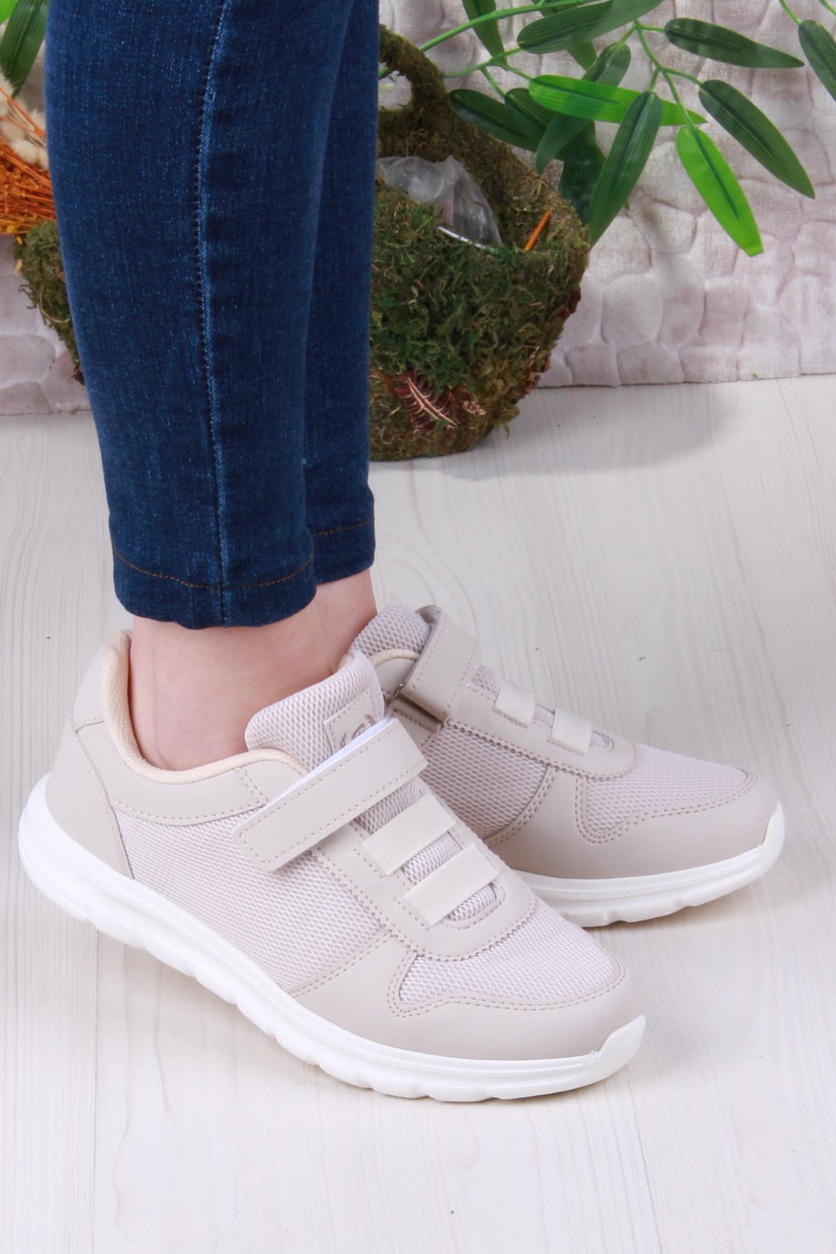 0616 Sea Anatomik Cırtlı Rahat Esnek Hafif Kadın Spor Ayakkabı - Görsel 2